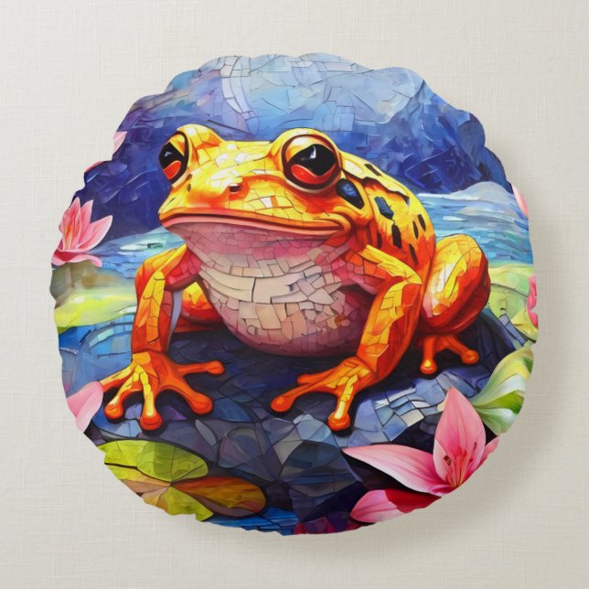 Almofadas Travesseiros decorativos Sapo Costa Rica (Frente)
