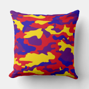 Almofadas Vibrantes de Camuflagem