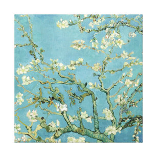 Almond Blossom por Van Gogh Fine Art Canvas Print