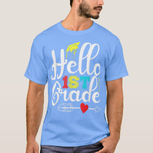 Alô, 1rua De Volta À Camisa De T-Shirt Da Escola