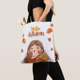 Alô Autumn Tote Bag - Cozy & Na moda