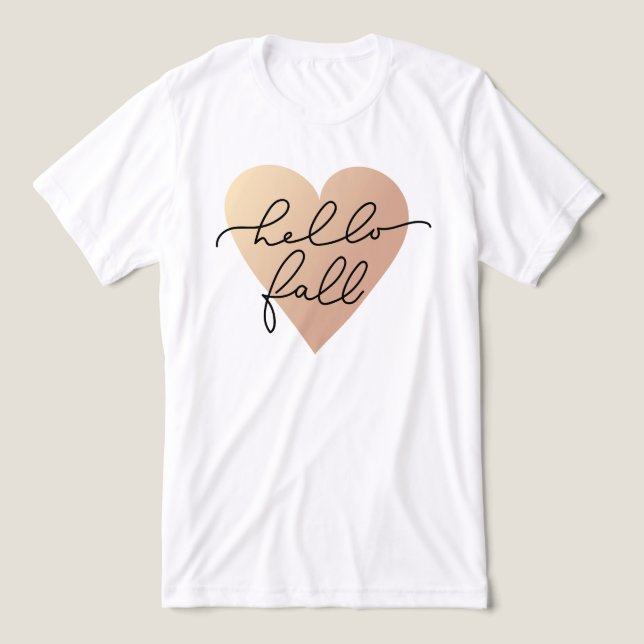 Alô, Fall Love Heart (Design frontal)