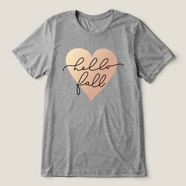Alô, Fall Love Heart (Design frontal)