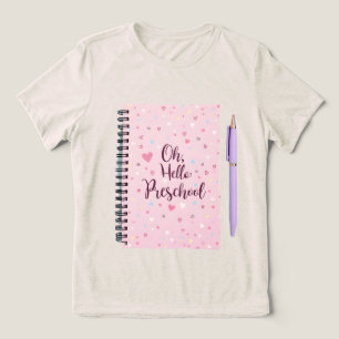Alô: Preschool Women's Back to School Shirt