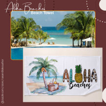 Aloha Beaches! Toalha de praia