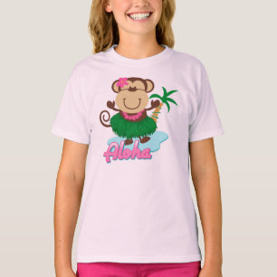 Aloha camisa do macaco