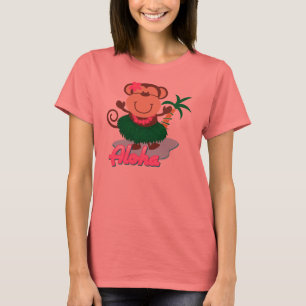 Aloha camisa do macaco