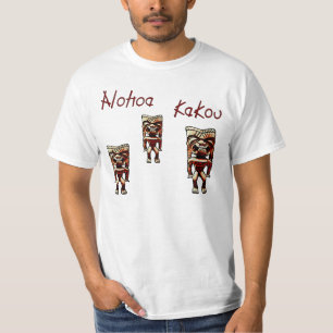 aloha camisa do tiki do kakou