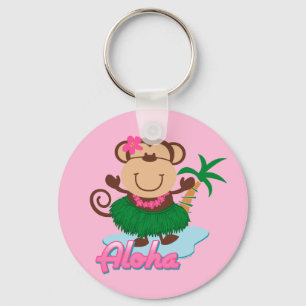 Aloha chaveiro do macaco