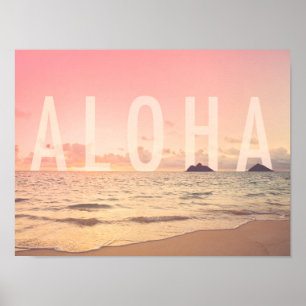 Aloha do impressão da arte de Havaí
