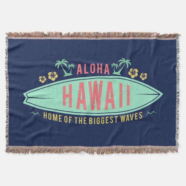 Aloha Havaiana Surfer lança cobertor (Frente)