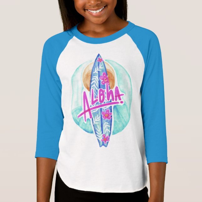 Aloha Havaiana Surfer shirts e jaquetas (Frente)