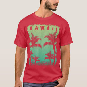 Aloha Hawaii Ilhas Havaianas Camisa Vintage, 1980