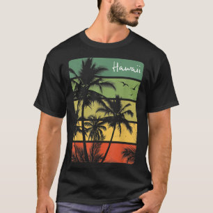Aloha Hawaii Ilhas Havaianas Camisa Vintage, 1980