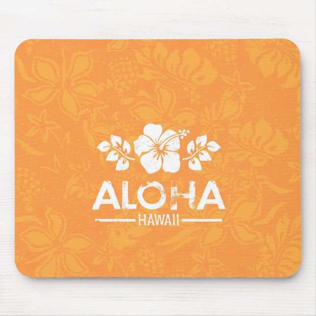 Aloha Hawaii Mouse Pad (Frente)