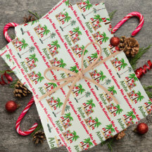 Aloha Hawaiian Christmas Wrappaper