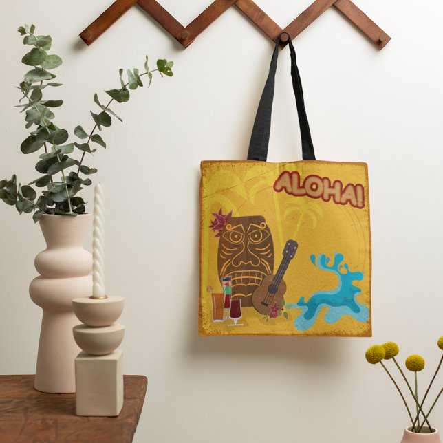 Aloha Hawaiian Vacation Tote Bag (Criador carregado)