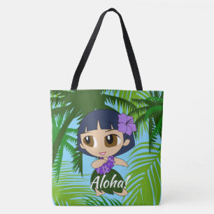Aloha Honys Hawaiian Hula Girl Bolsa de praia