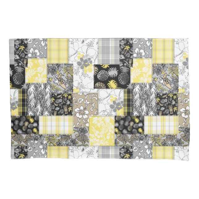 Aloha Patchwork Hawaiian Tropical Impressões - Neu (Frente)