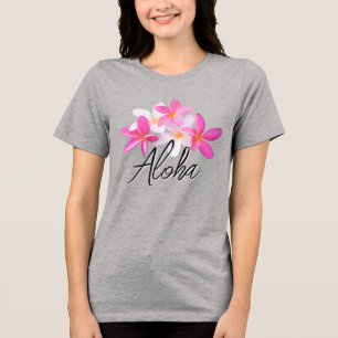 Aloha Pink Plumerias Flores Havaianas Tropicais