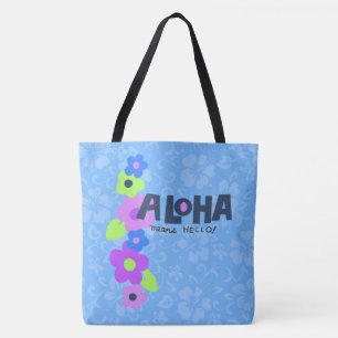 Aloha Quer Dizer Olá Bolsa de praia de Hibisco Hav