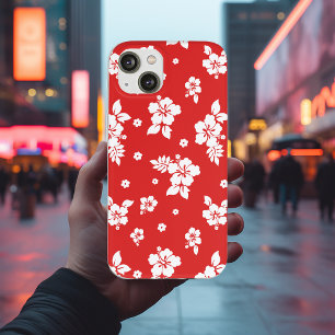 Aloha Red Classic Hawaiian Padrão Invisível