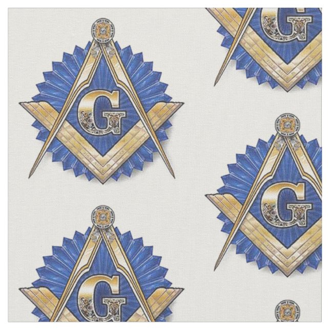 Alojamento azul do tecido maçónico do Freemason (Detalhe)