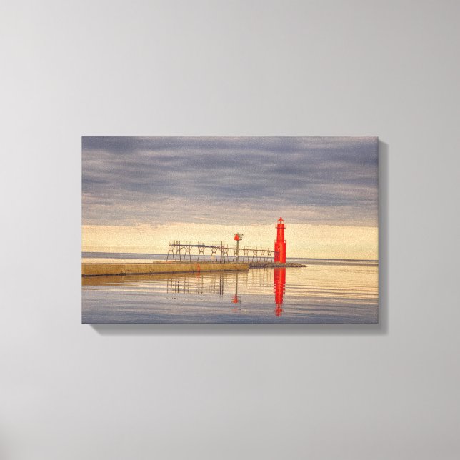 Aloma Wisconsin Lighthouse Canvas (Frente)