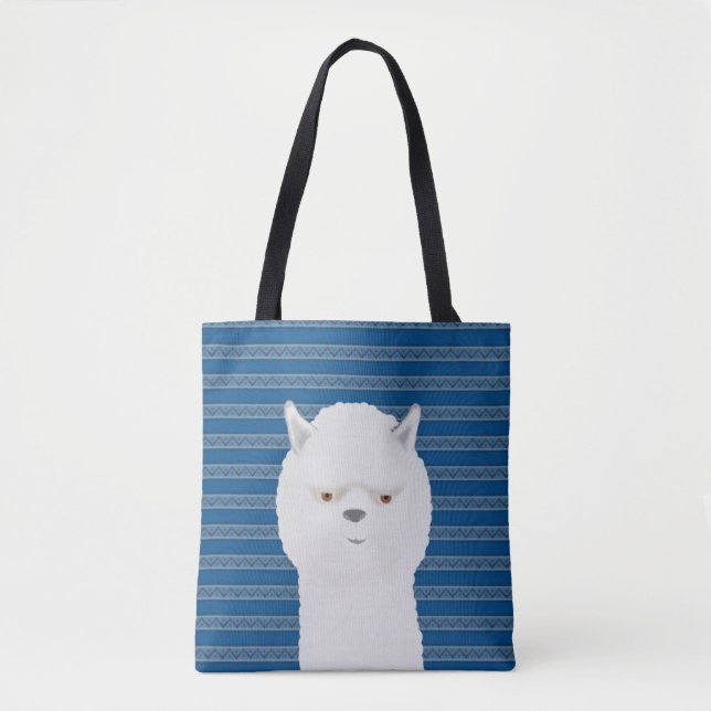 Alpaca Allover Tote Bag (Frente)