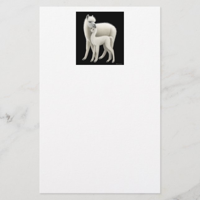 Alpaca & artigos de papelaria de Cria (Frente)