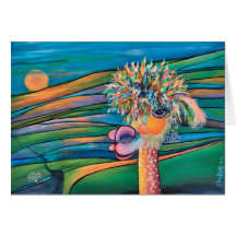 Alpaca - Cartão de bilhete Kathleen