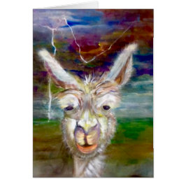 Alpaca - Tio Glen com cartão de história