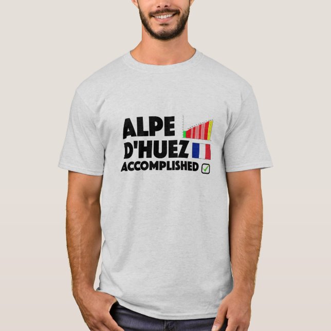 Alpe d'Huez realizou a camisa de ciclagem France (Frente)