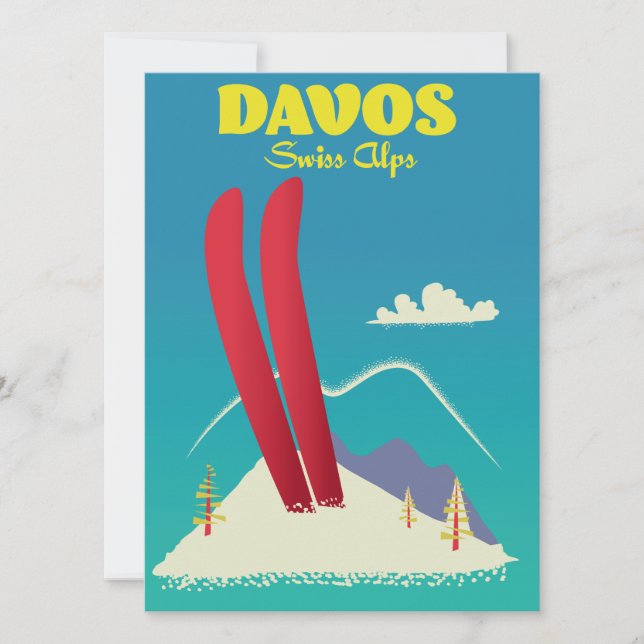 Alpes suíços de Davos (Frente)