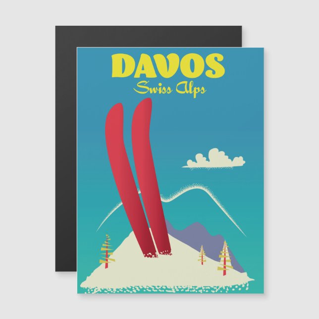 Alpes suíços de Davos (Frente/Verso)