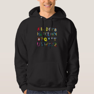 Alphabet Abc - Letra Tops Gráficos Para Crianças A