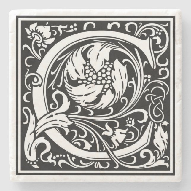 Alphabet - Letra C Porta copos de Pedra da Imagem (Frente)