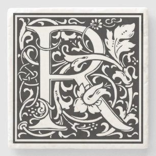 Alphabet - Letra R Porta copos de Pedra de Imagem