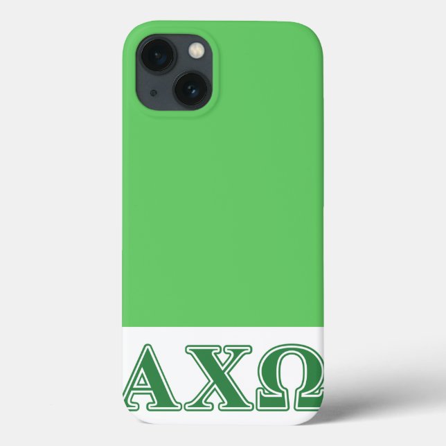 Alphi Chi Omega Green Letters (Verso)
