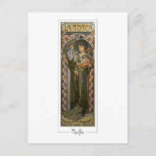 Alphonse Mucha #132 - Cartão postal de belas artes
