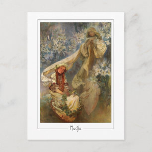 Alphonse Mucha #165 - Cartão Postal de Arte Fina