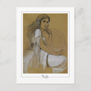 Alphonse Mucha #1 - Cartão Postal de Arte Fina