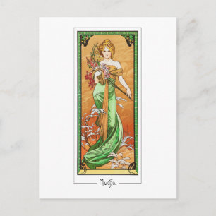 Alphonse Mucha #247 - Cartão Postal de Arte Fina