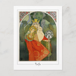 Alphonse Mucha #312 - Cartão Postal de Arte Fina