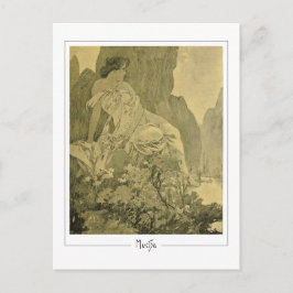 Alphonse Mucha #335 - Cartão Postal de Arte Fina