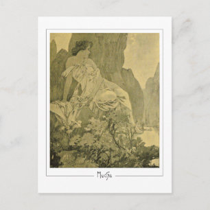 Alphonse Mucha #335 - Cartão Postal de Arte Fina