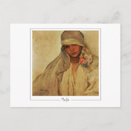 Alphonse Mucha #343 - Cartão Postal de Arte Fina