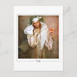 Alphonse Mucha #381 - Cartão Postal de Arte Fina