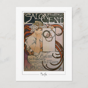 Alphonse Mucha #93 - Cartão Postal de Arte