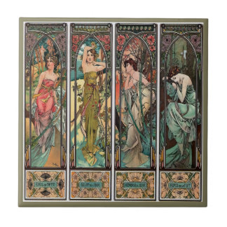 Alphonse Mucha art, art nouveau, vintage, females,